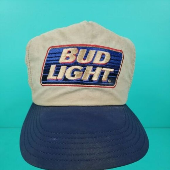 Vintage Official USA Bud Light Beer Snapback Baseball Cap Hat Beer Advertising - Picture 6 of 12